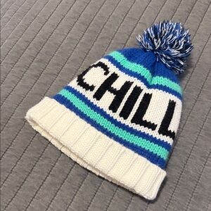 Kids Retro Pom-Pom Beanie